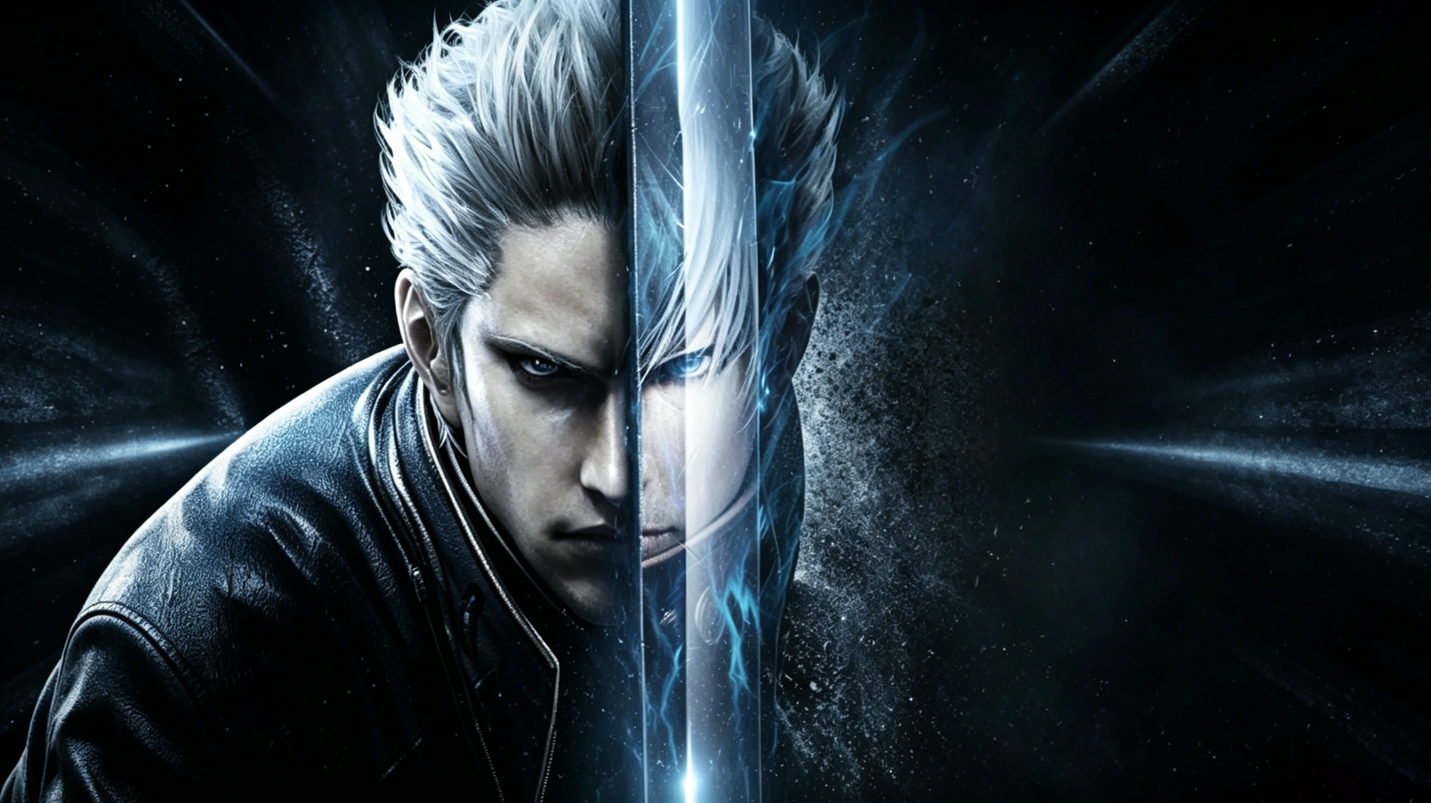 Devil May Cry Vergil with Yamato Katana, iconic game character and his legendary sword
