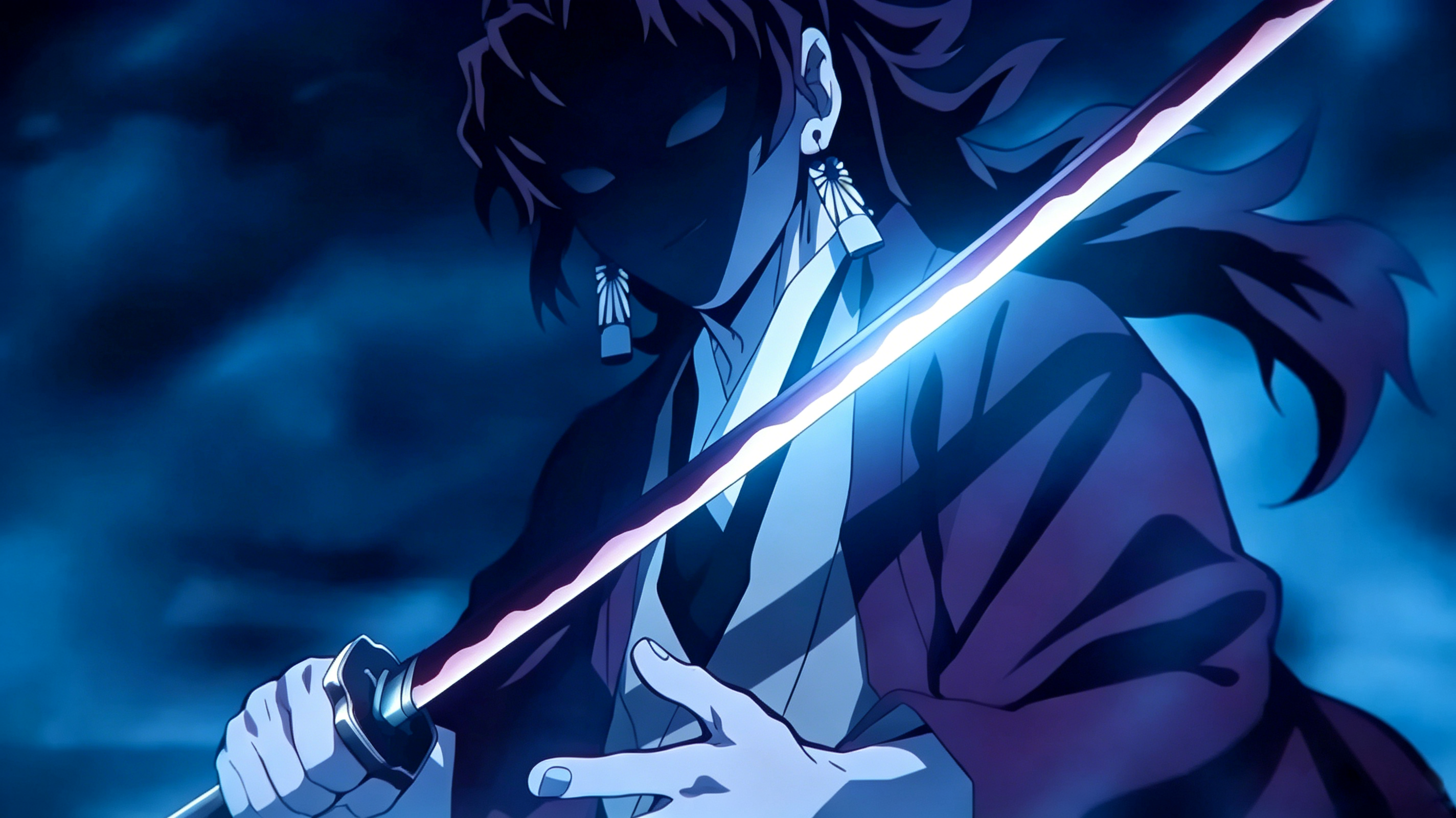 Yoriichi's Katana Demon Slayer legendary Sun Breathing Nichirin sword