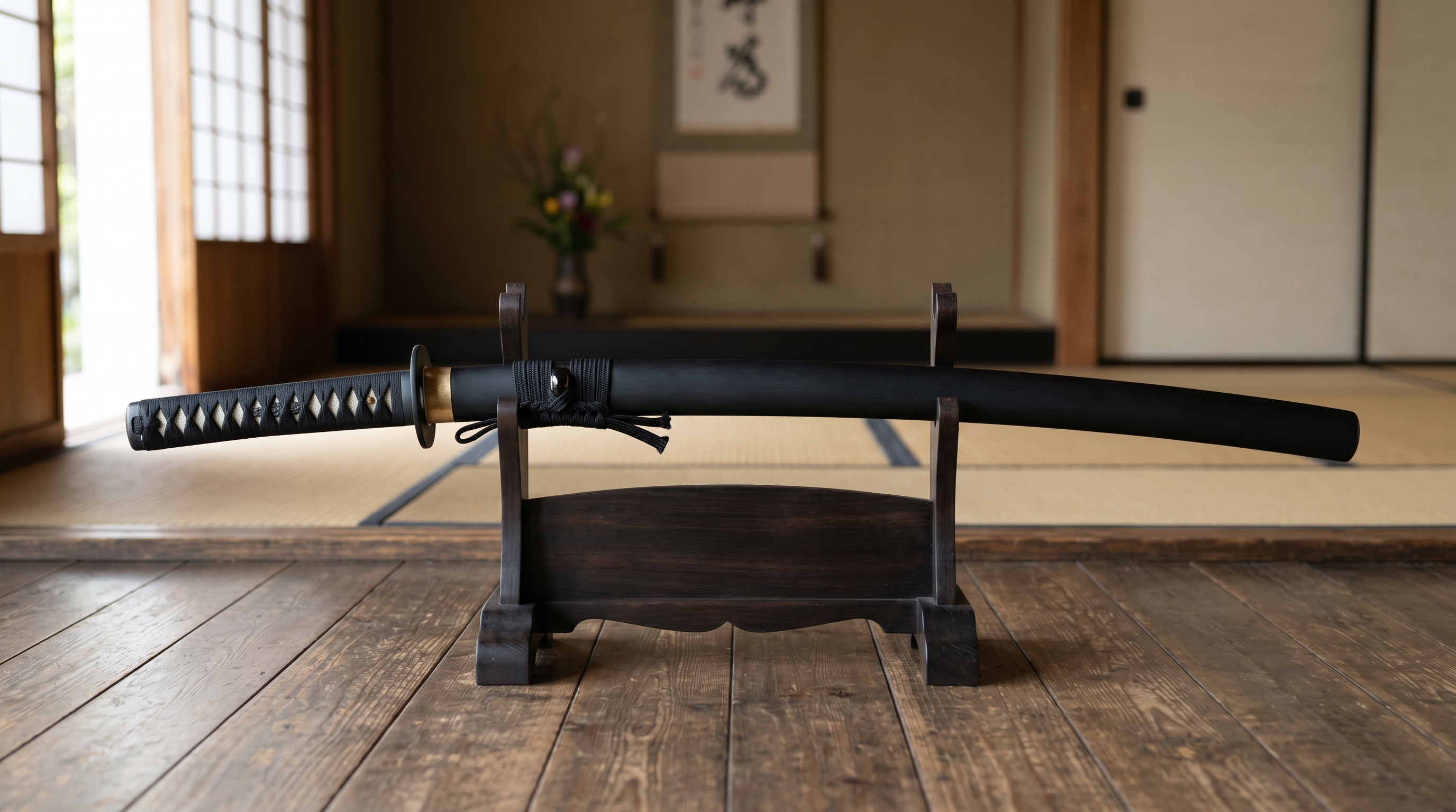 Unsharpened iaito training sword, displayed on a clean background