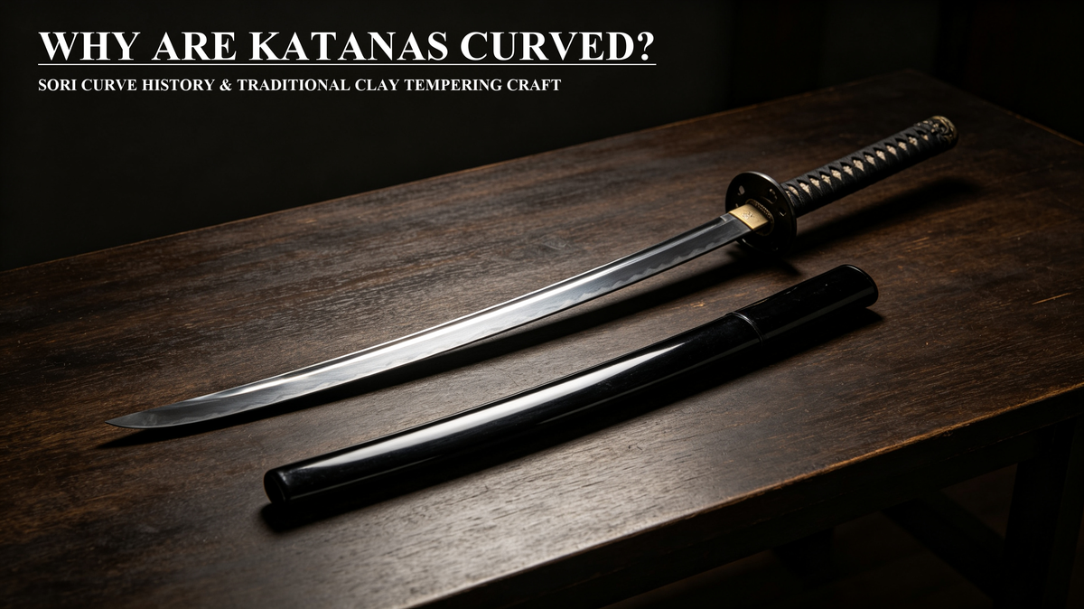 Ancient Japanese sword evolution comparison, straight chokuto vs curved tachi and katana antique blade museum exhibit