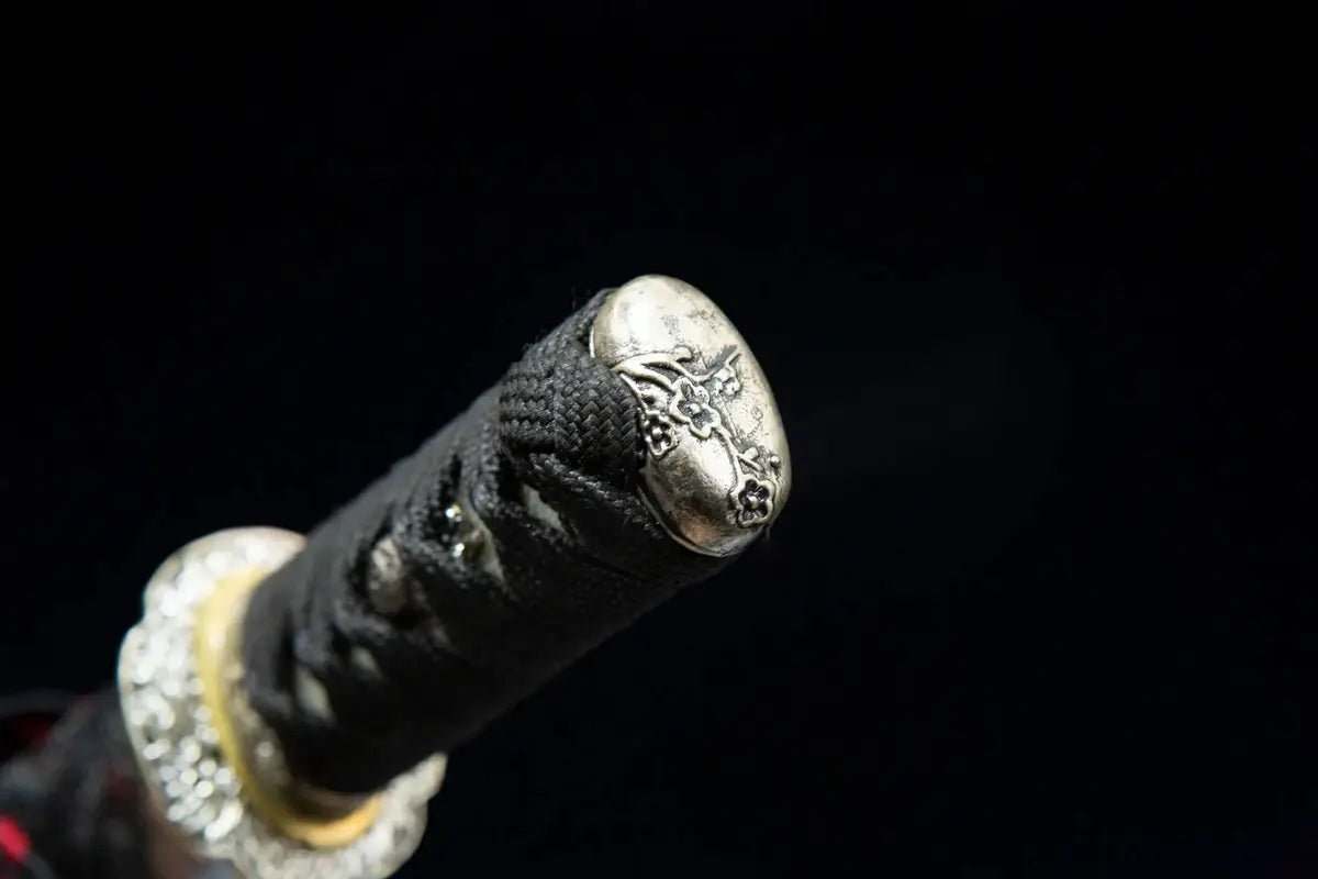 Silver Plum Blossom Tanto