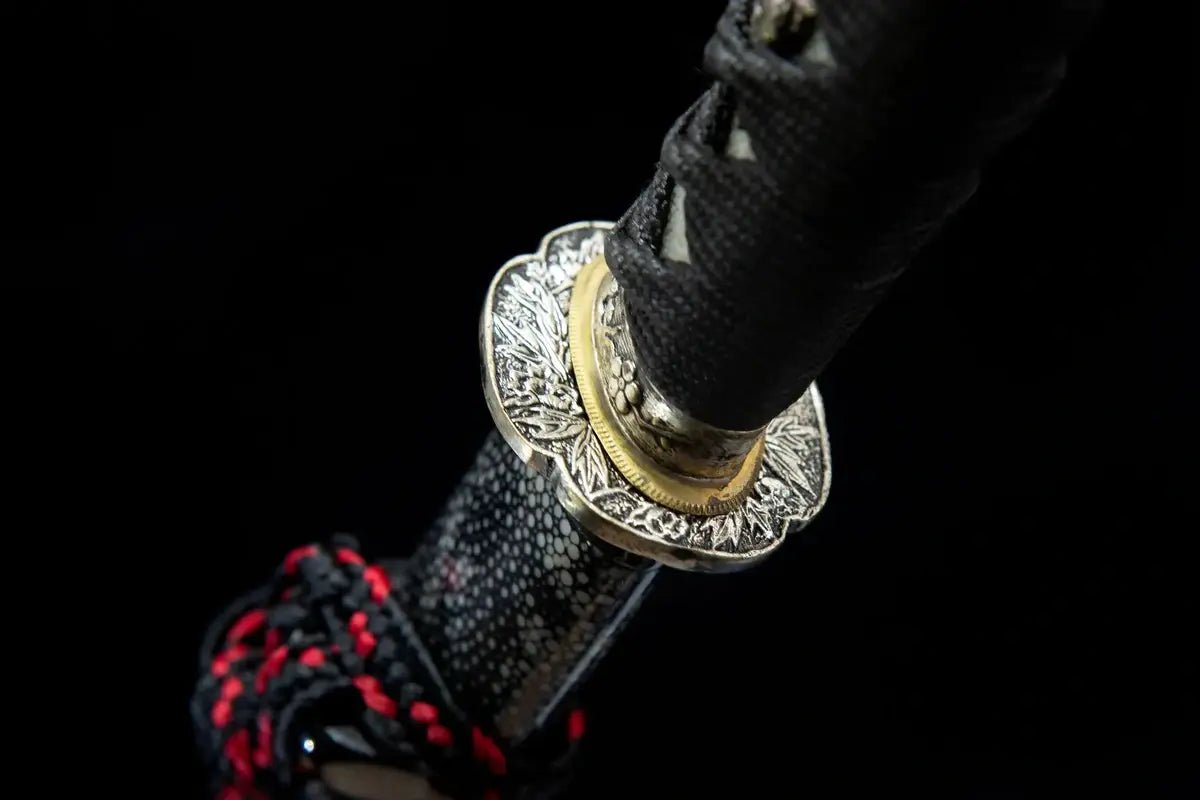 Silver Plum Blossom Tanto