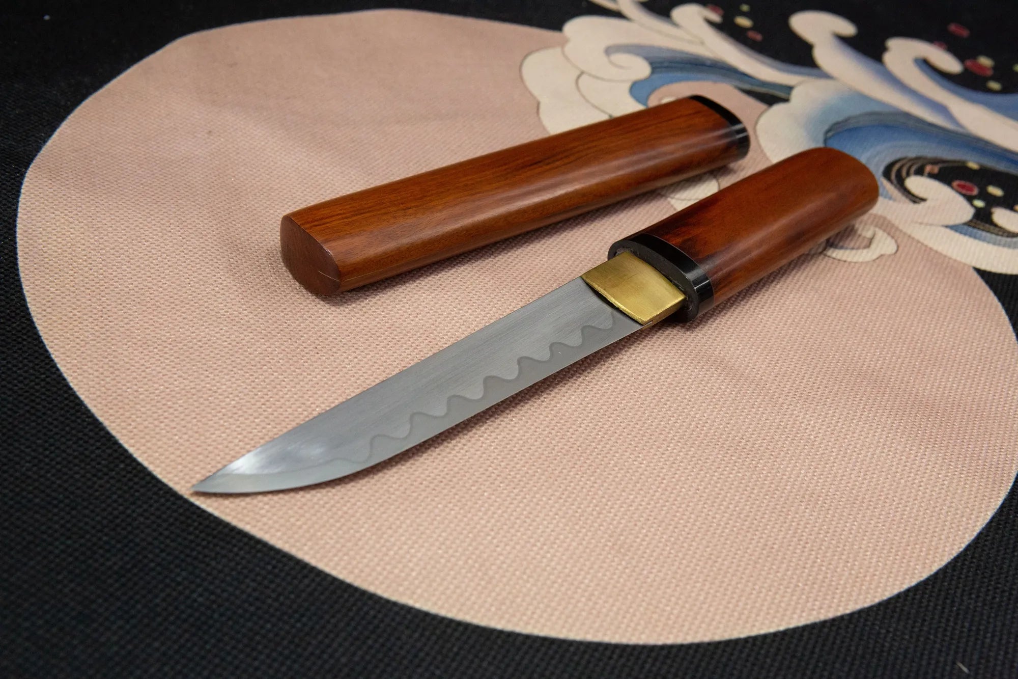 Cola Bean Wood Tanto