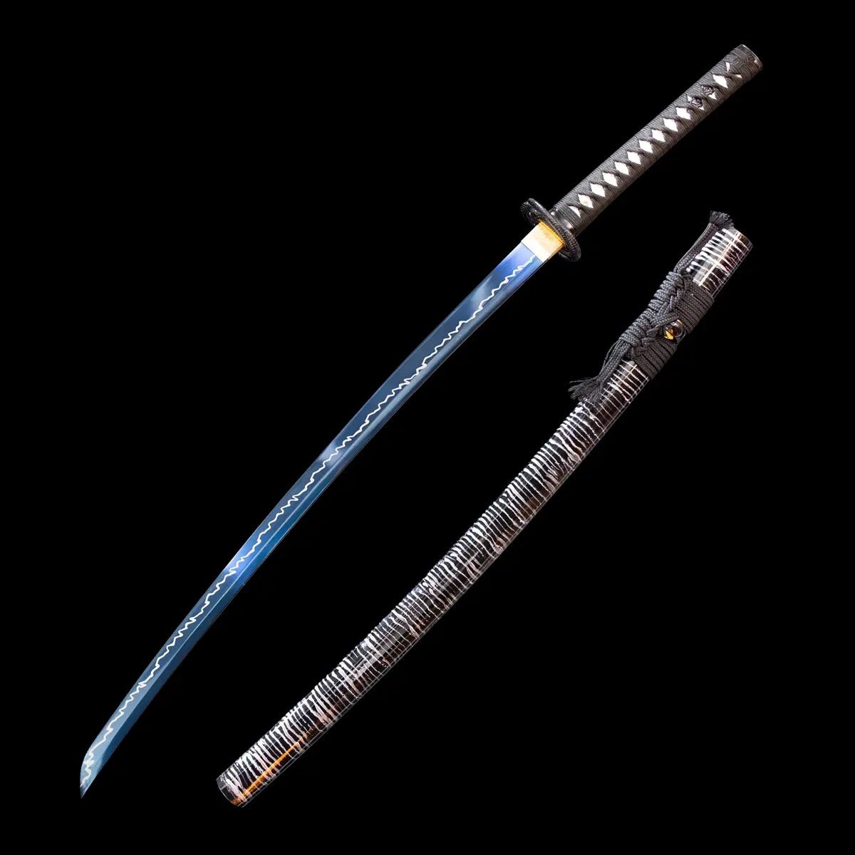 blue blade katana