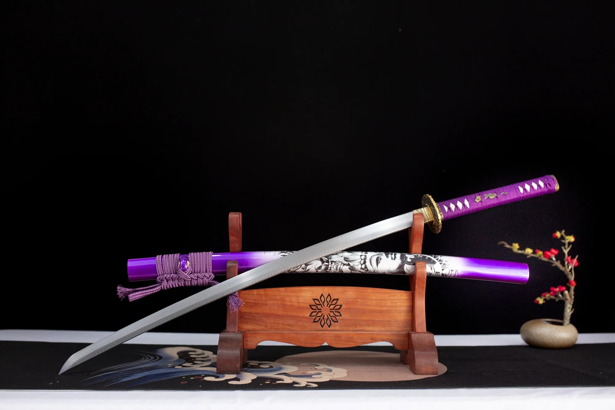 Purple Qi Haoran Katana