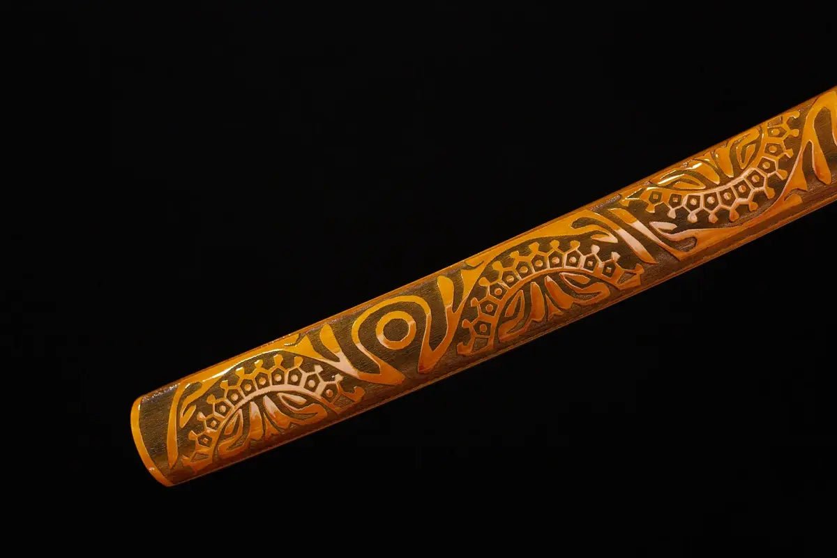Golden Snake katana