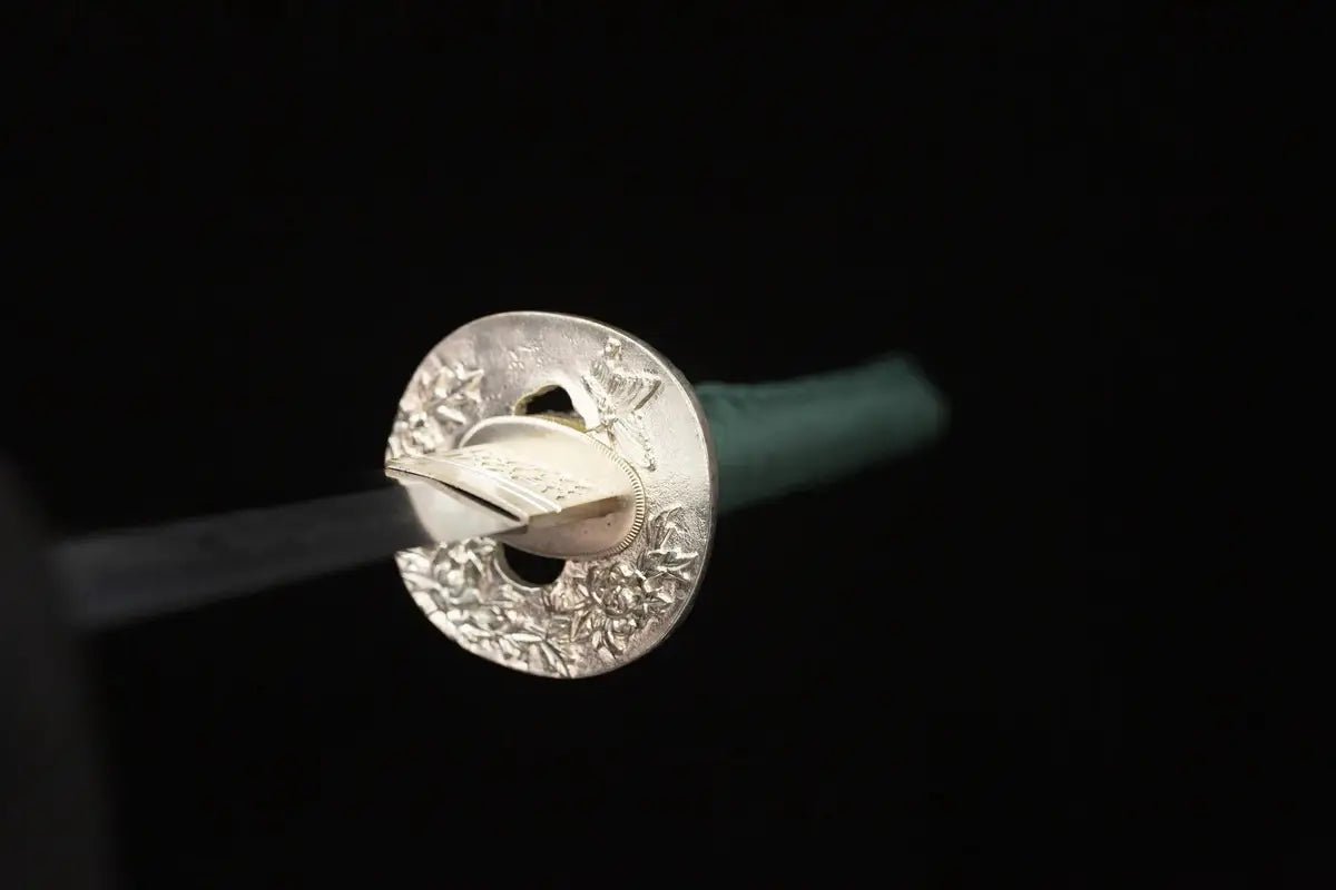 Cherry blossoms blooming katana