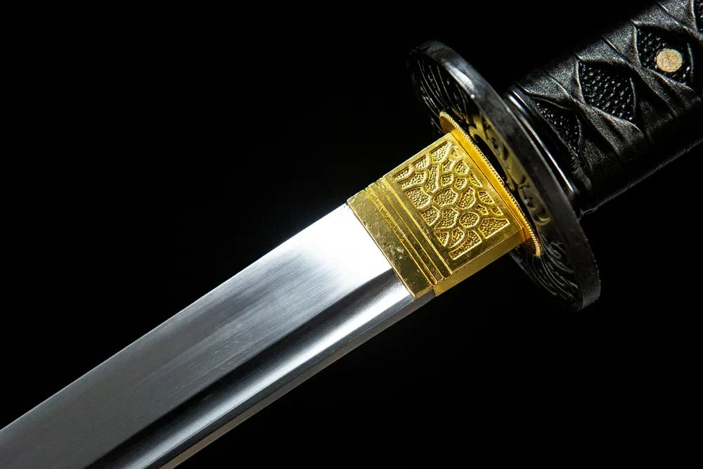 Twine Dragon Katana fine ground 1060 steel blade with single blood groove