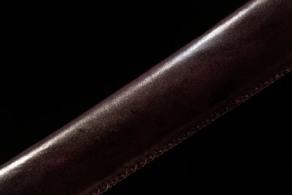 Valiant Phoenix Katana saya middle section, genuine cowhide wrapped finish