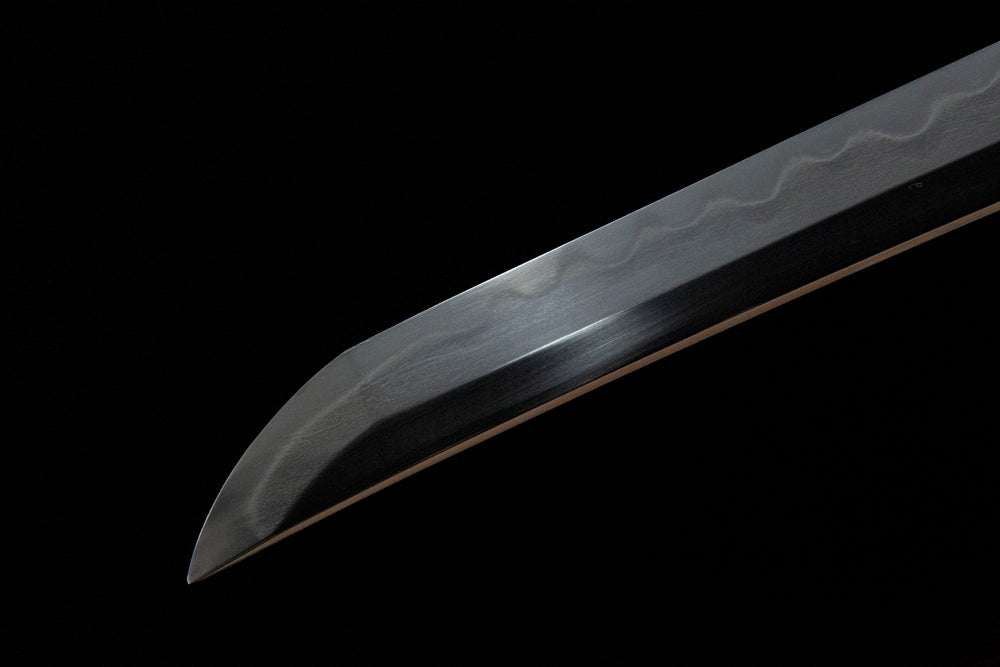 Wind and Cloud Katana blade tip detail, real yokote sharp cutting edge
