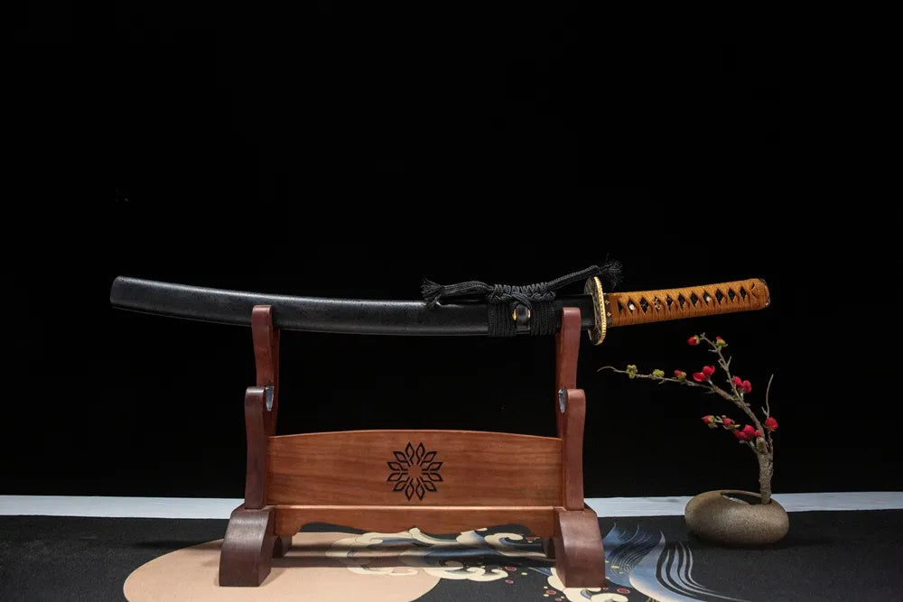 Horizontal front display lightweight sanmai disassemblable daisho companion wakizashi