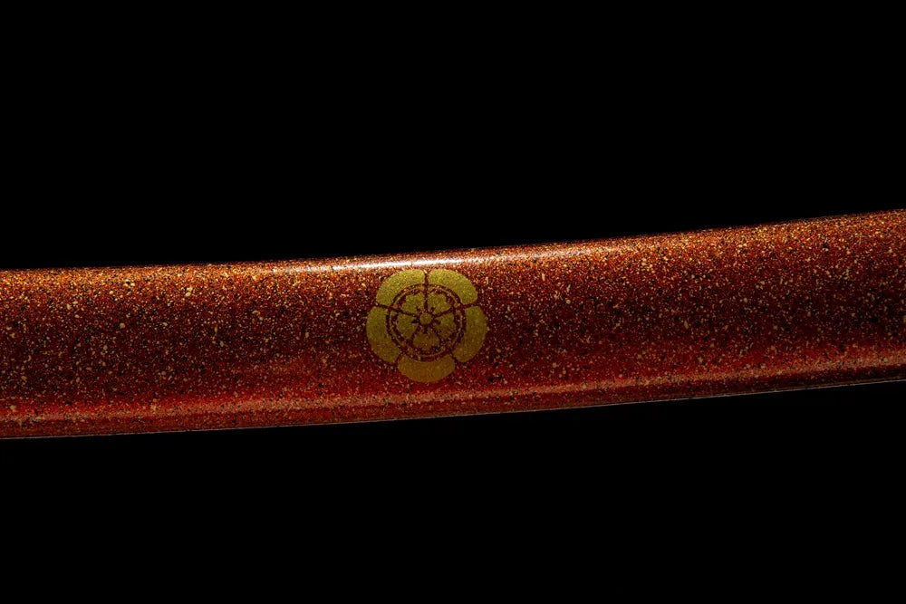 Mid saya detail solid wood matte paint scabbard middle texture(无 sageo)