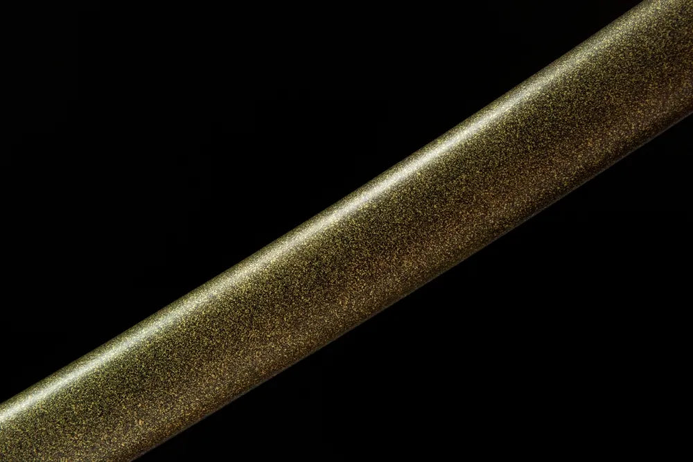Mid saya detail solid wood matte paint scabbard plain texture