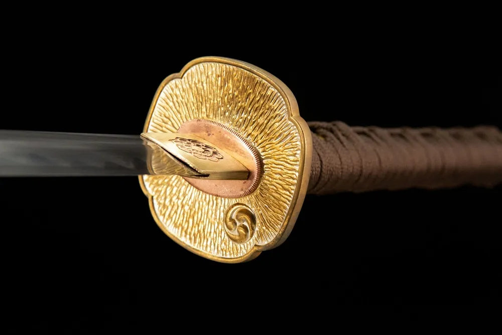 Front side wave textured solid copper hand guard