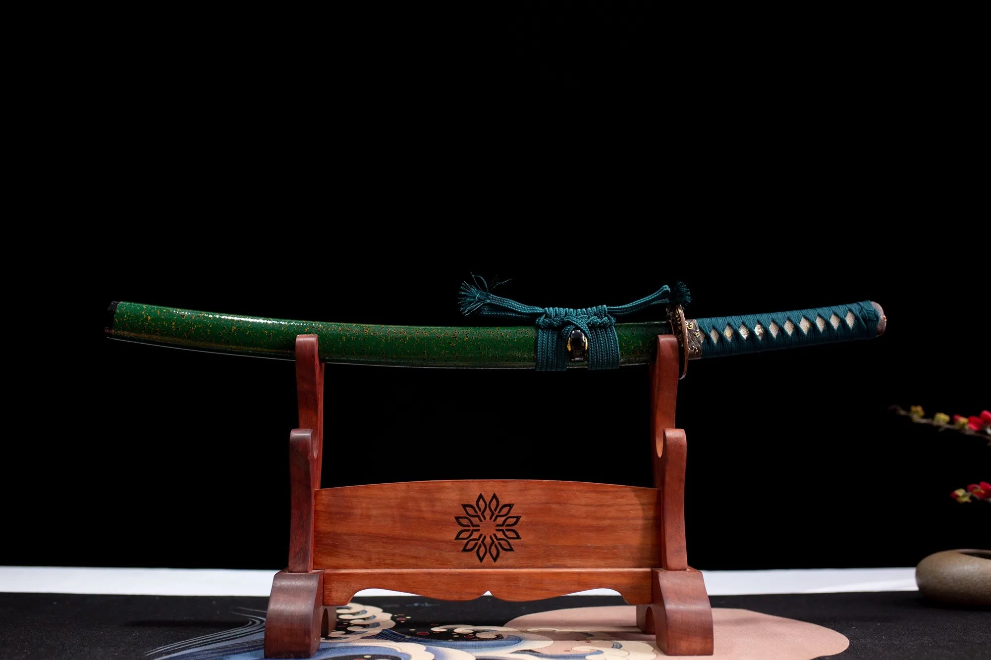 green shade wakizashi
