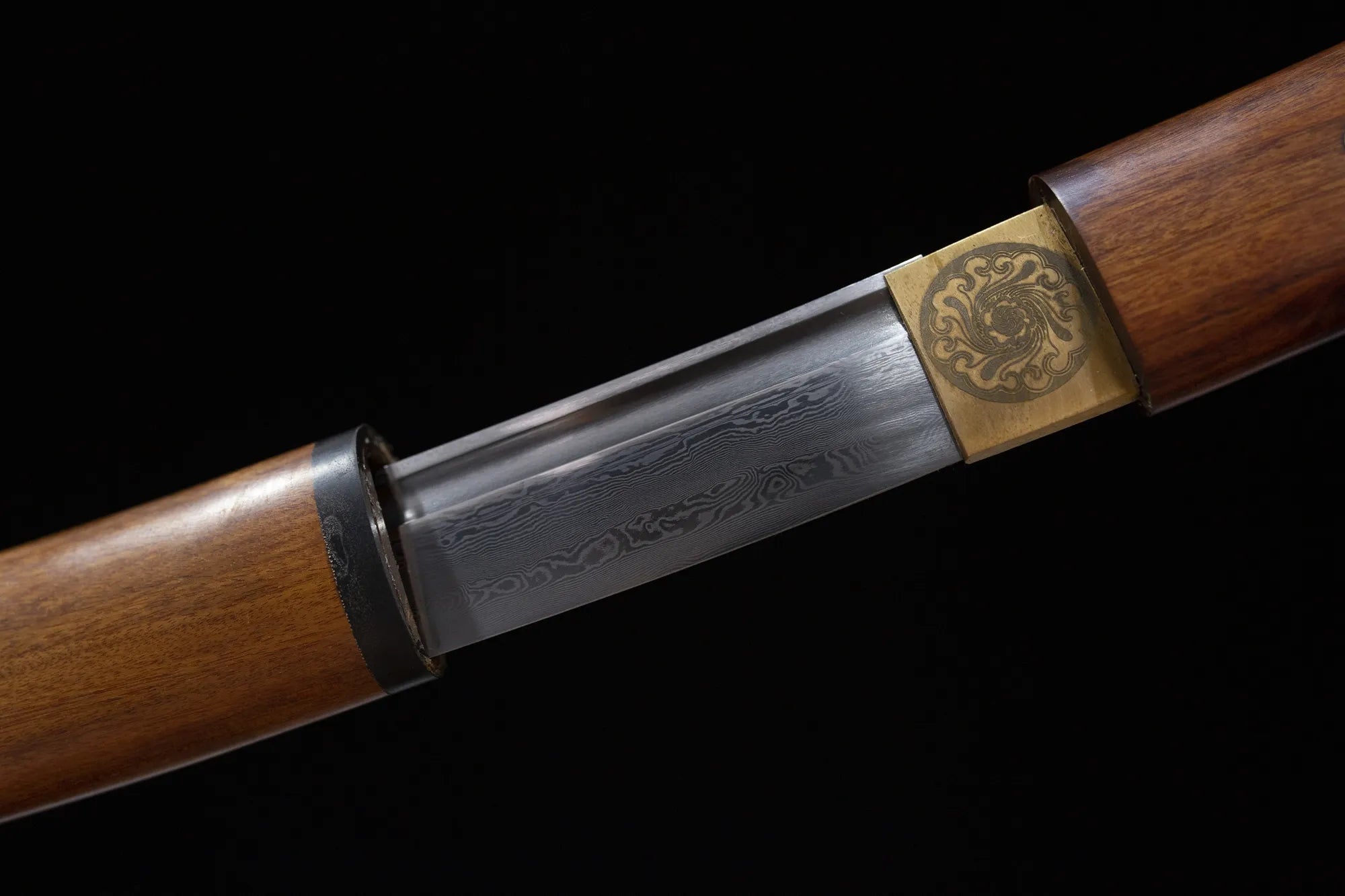 damascas shirasaya wakizashi