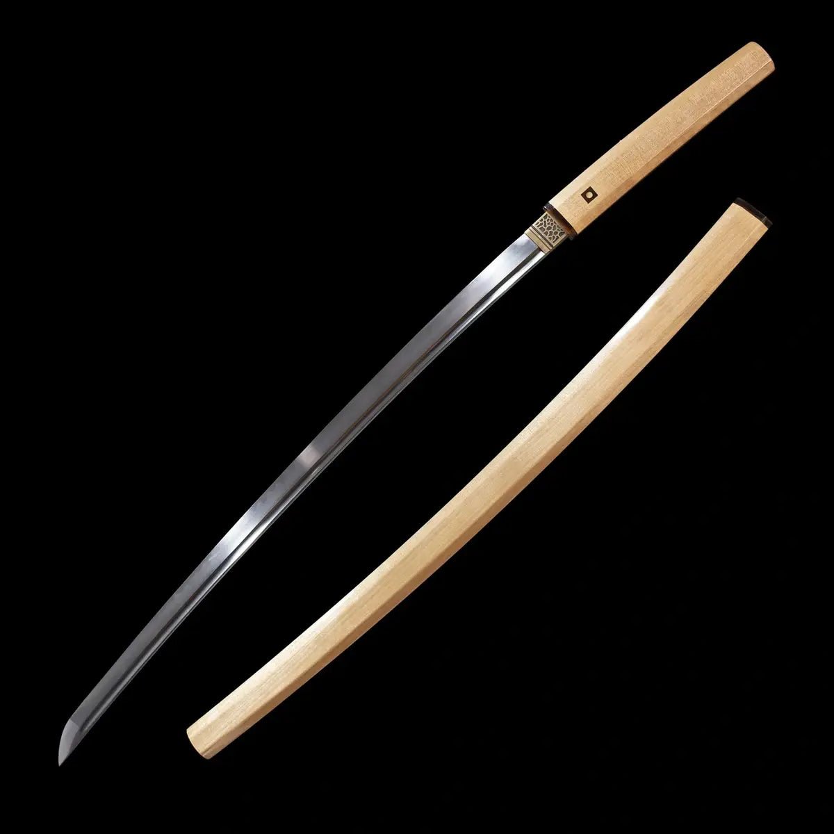 damascus shirasaya swords