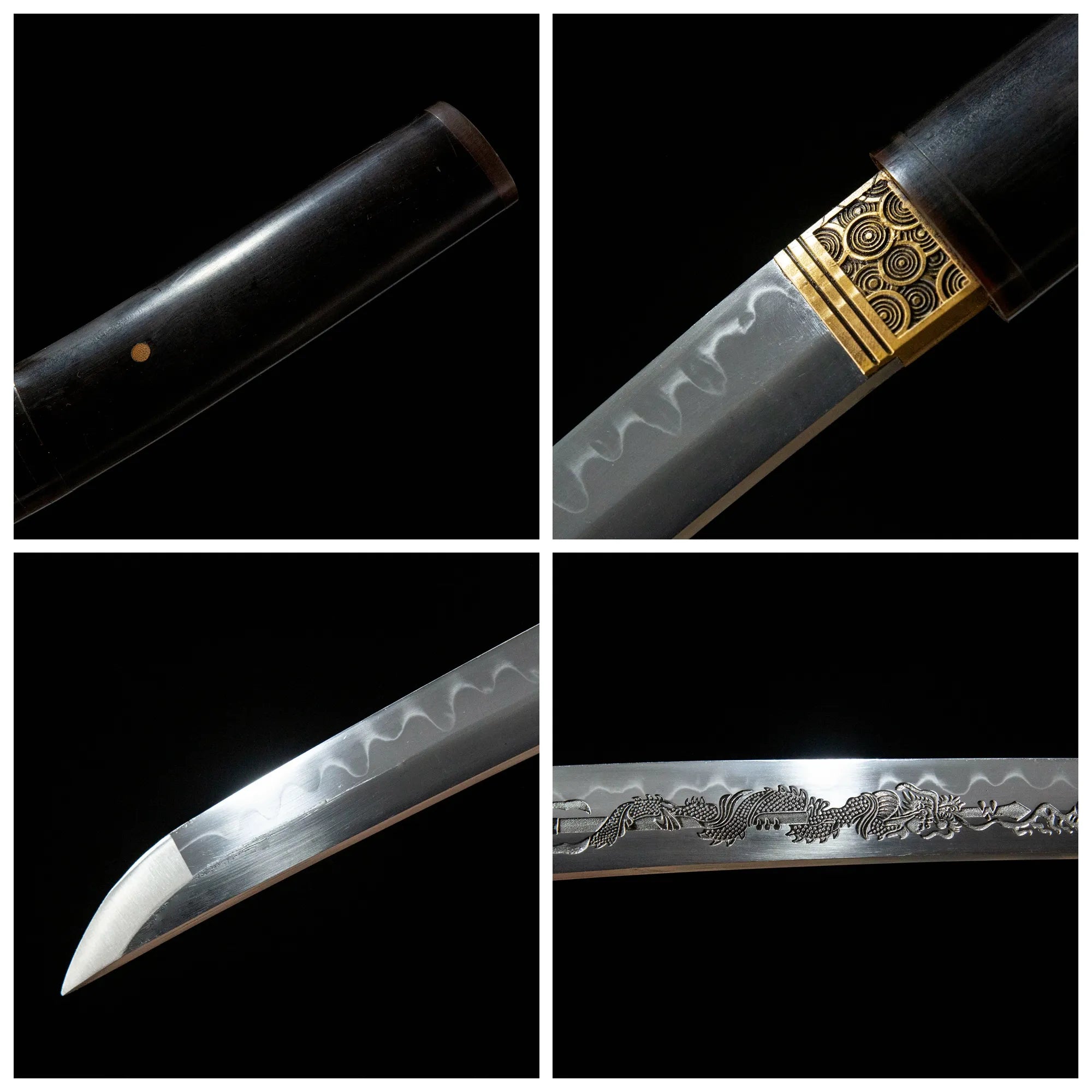 Plum Blossom Dragon Tanto