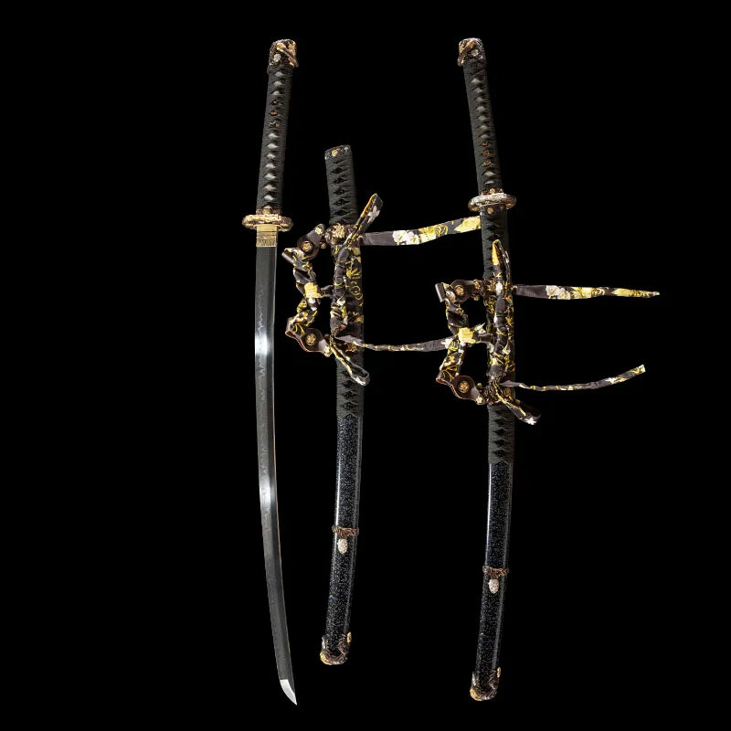 Lion King Tachi sheathed and unsheathed side-by-side comparison