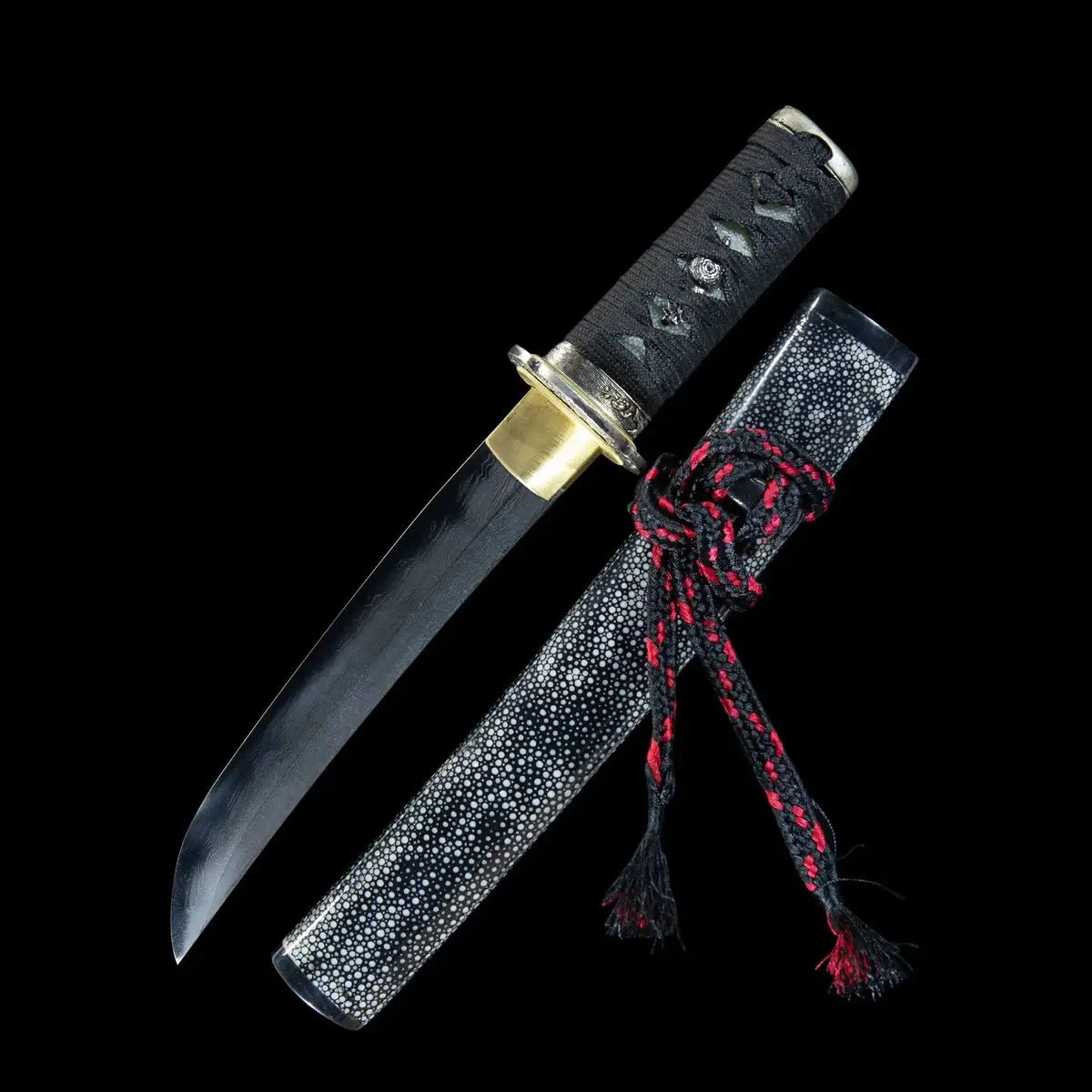 Silver Plum Blossom Tanto