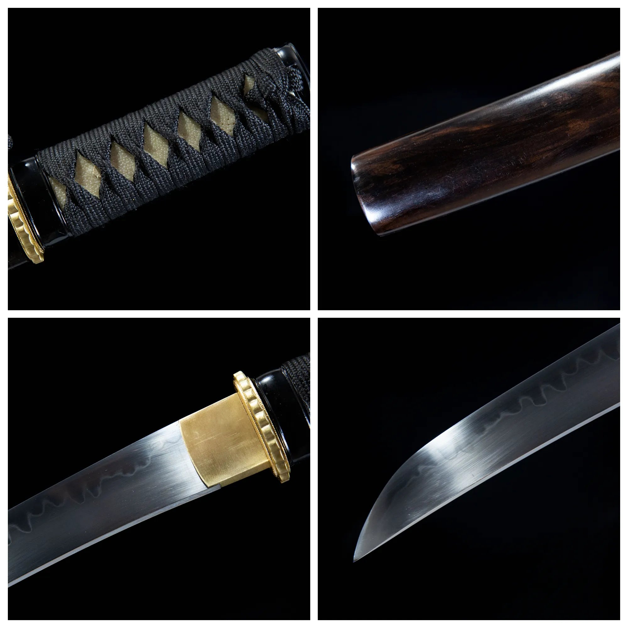 Ebony Wood Tanto