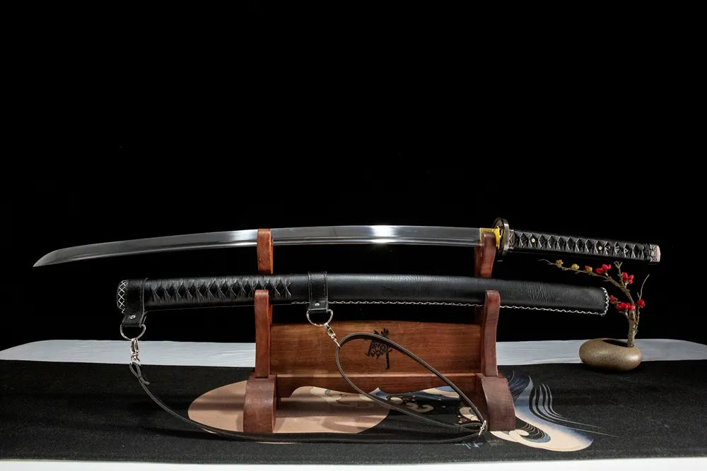 Cheap Walking Dead Michonne Katana scabbard straight front view