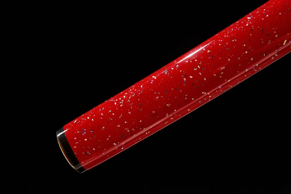Unprecedented Katana saya lower section ox horn kojiri scabbard tip
