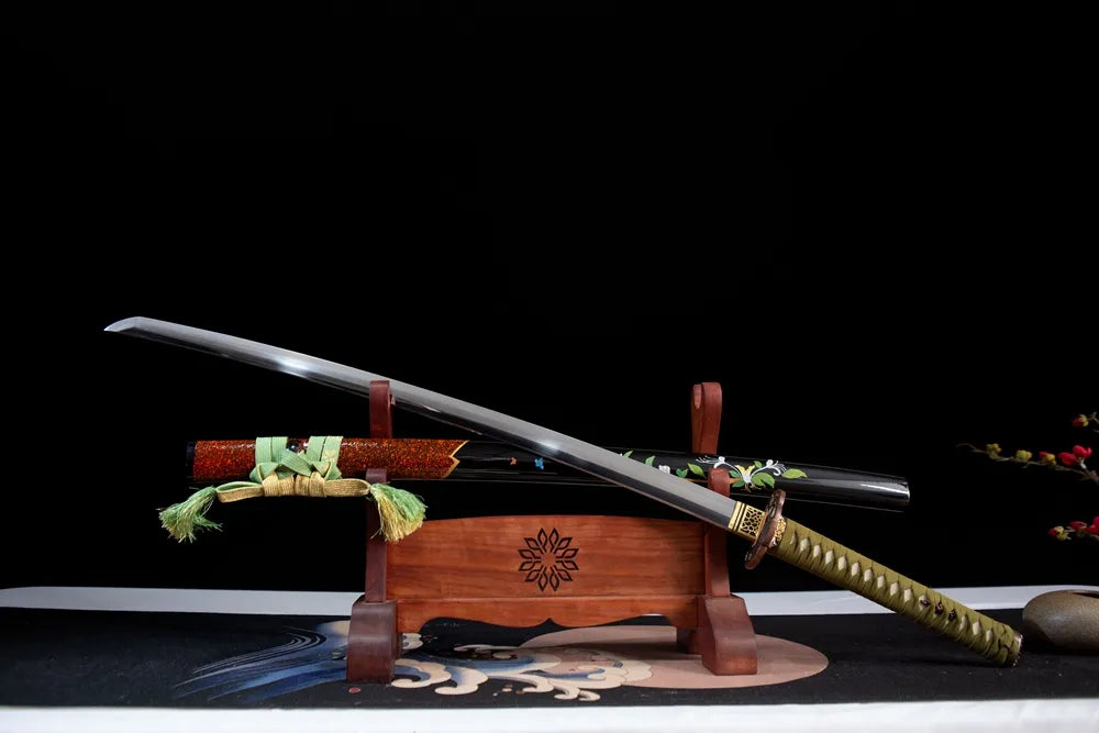 45 angle open full size wind cloud katana display