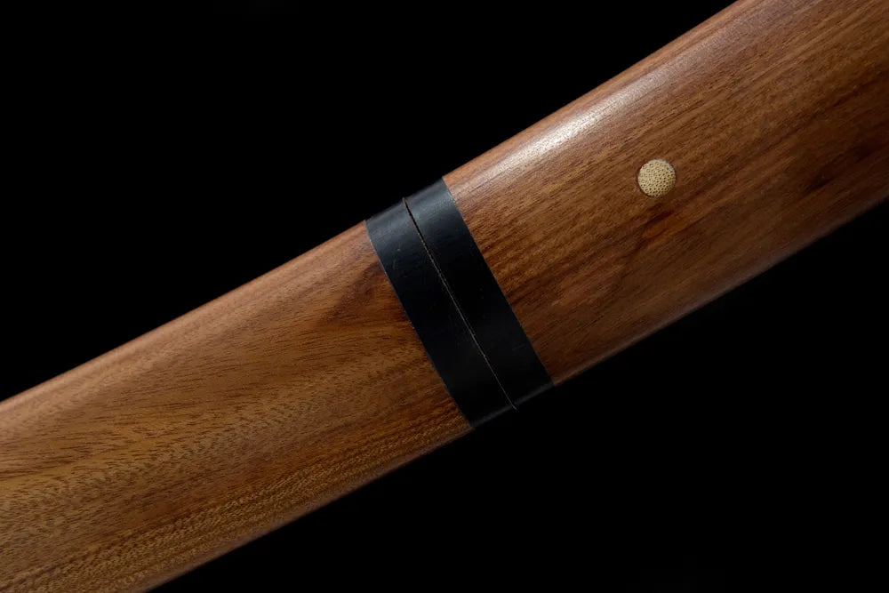 Rough textured wood sheath mid section