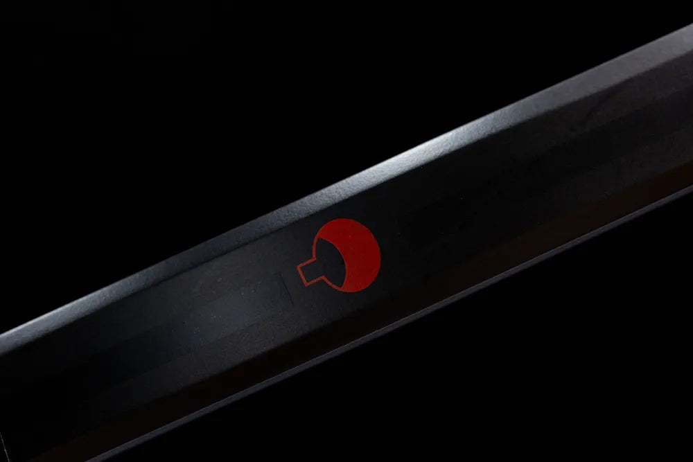 Middle plain black grip front texture detail