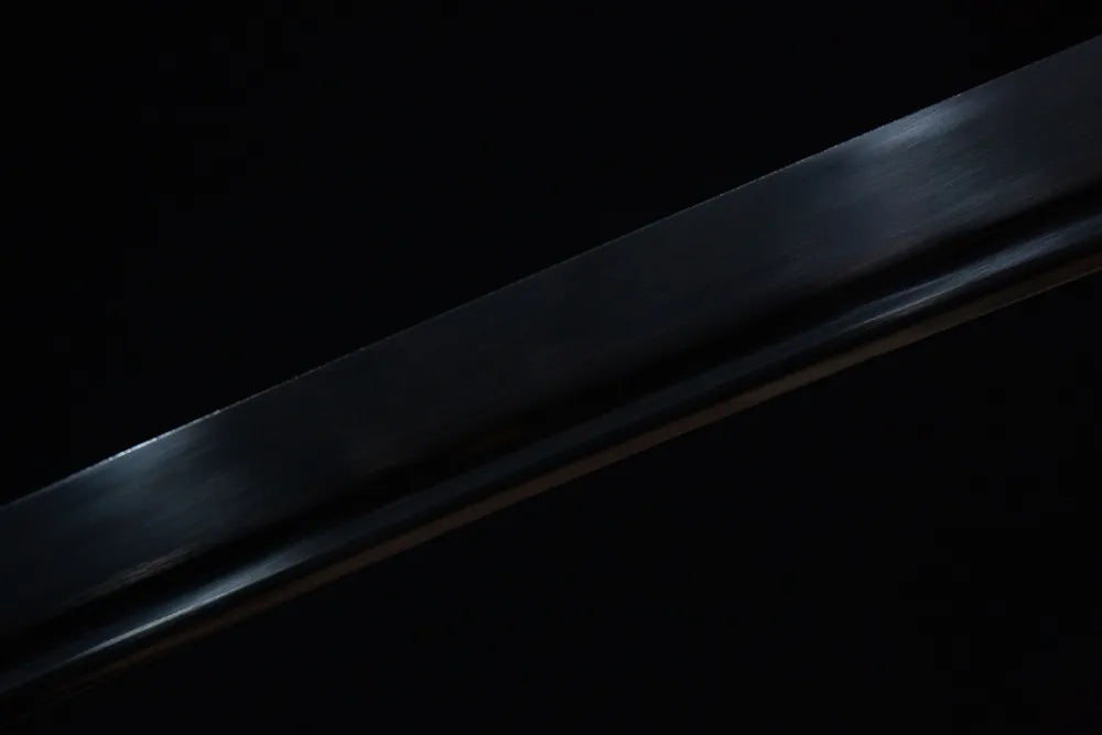 Middle blade detail uniform matte tactical steel polished non-reflective finish