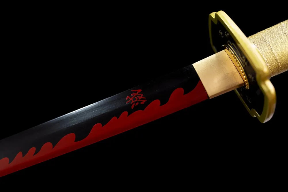 The back of the blade has text