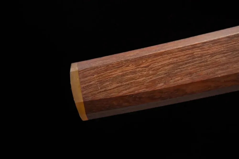 Bottom cow horn kojiri sheath end cap