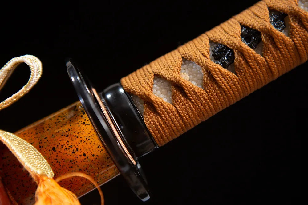 Solid iron grip ring close-up
