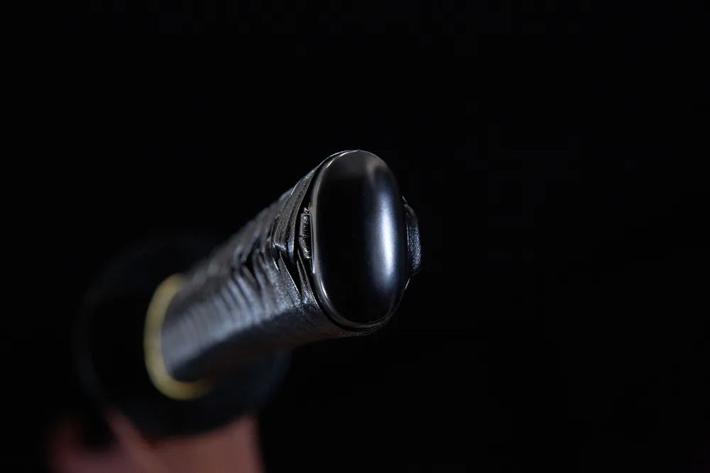 Kashira pommel cap simple matte iron terminal fitting