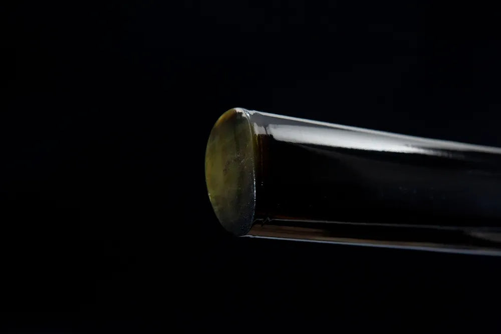 Bottom cow horn saya end cap