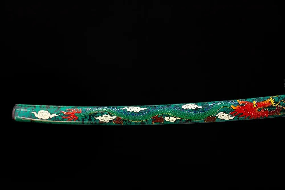 Display of overall pattern of scabbard