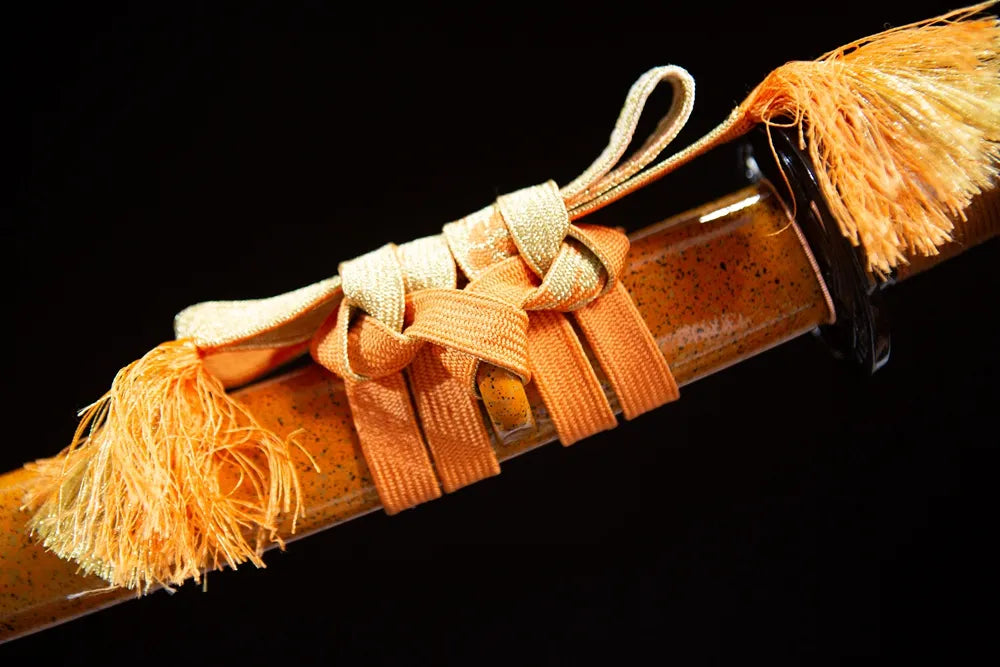 High grade orange cotton sage cord