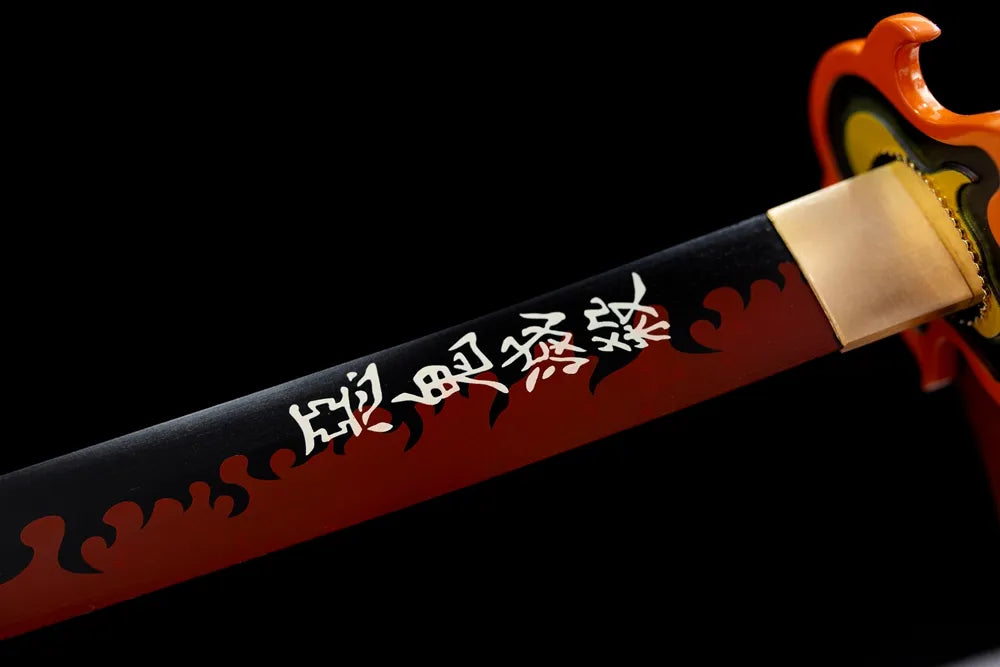 The back of the blade has text