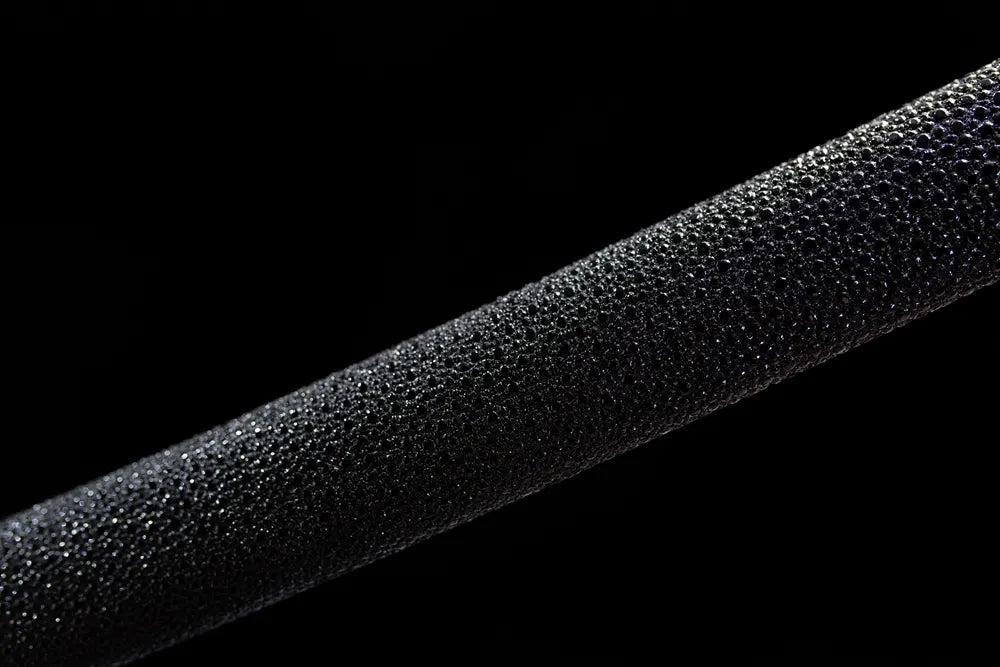 Mid matte black grain solid wood sheath texture