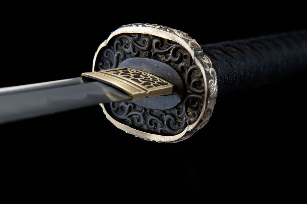 Front side hollow carved yihe chinese pattern copper hand guard