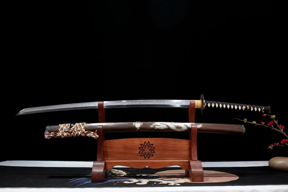 Dragon‑Slash‑Katana – T10 Clay‑Tempered Museum‑Style Eastern‑Dragon‑Myth Katana Sword