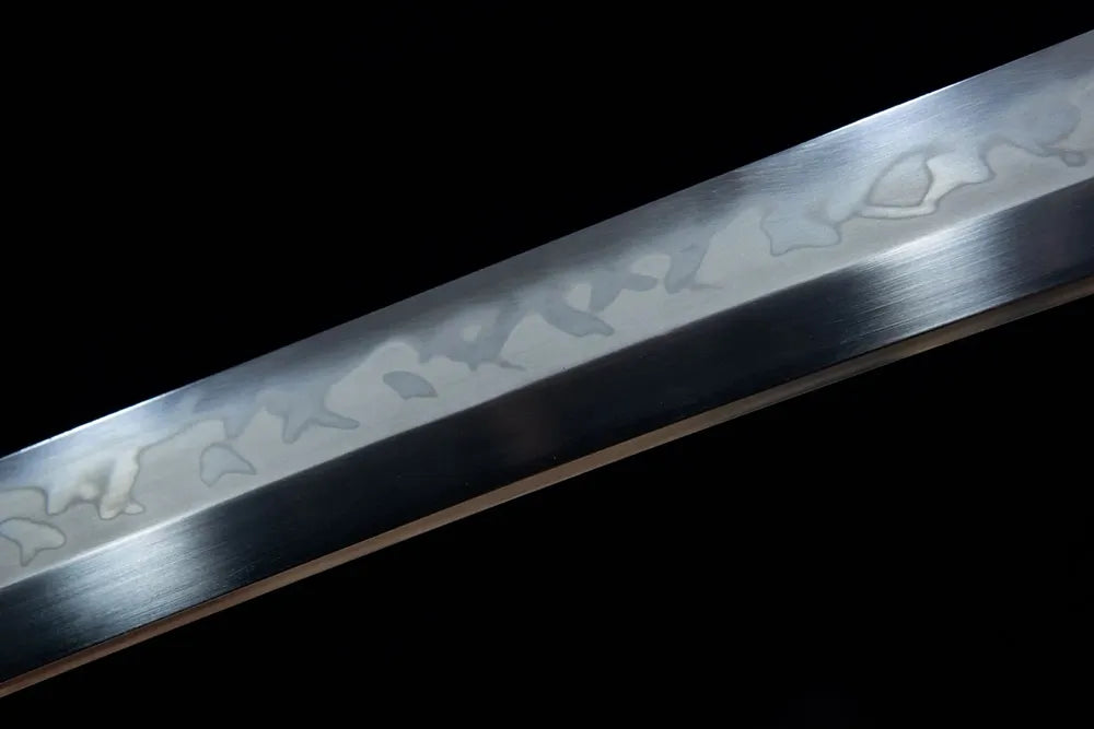 Mid steel temper grain detail shot