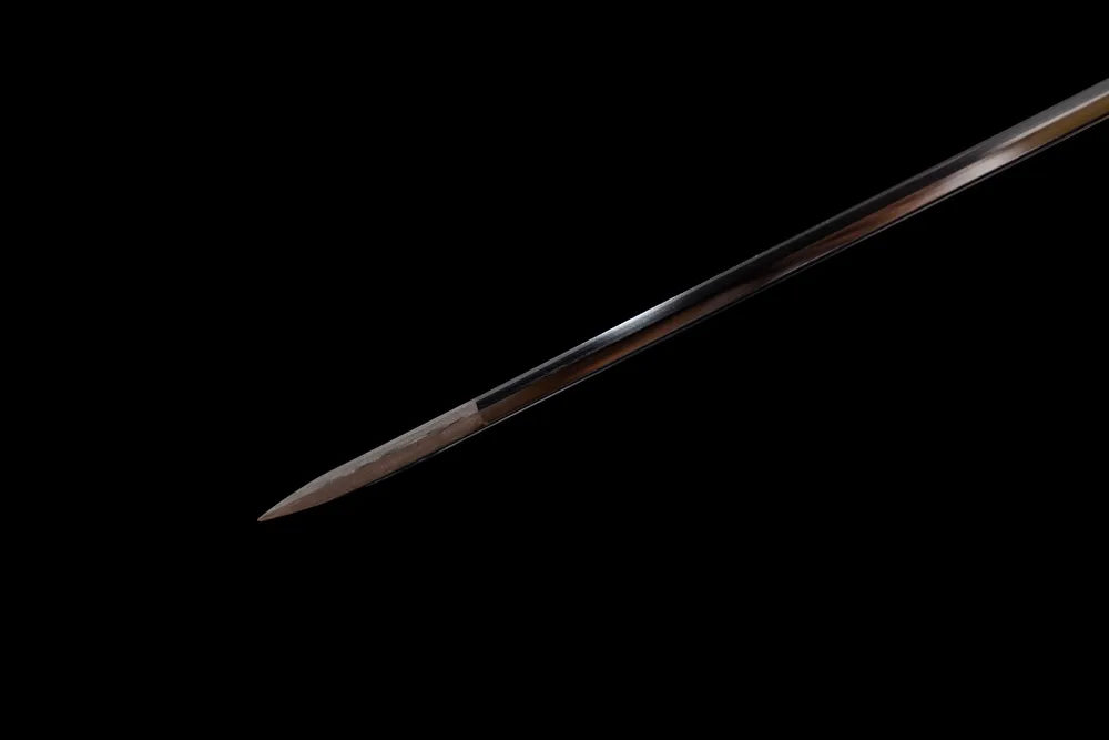Close up of the back grinding of the blade tip