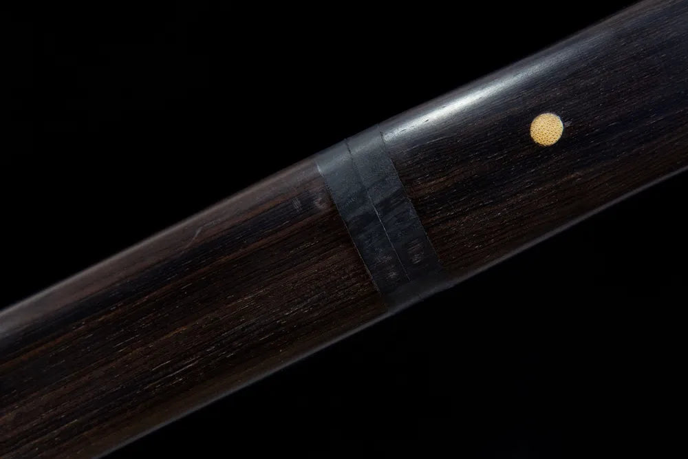 Mid black wood sheath texture