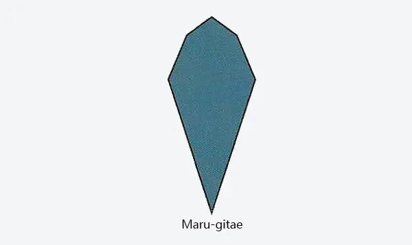 Needle Leaf Pattern Shiage-Togi Katana Blade