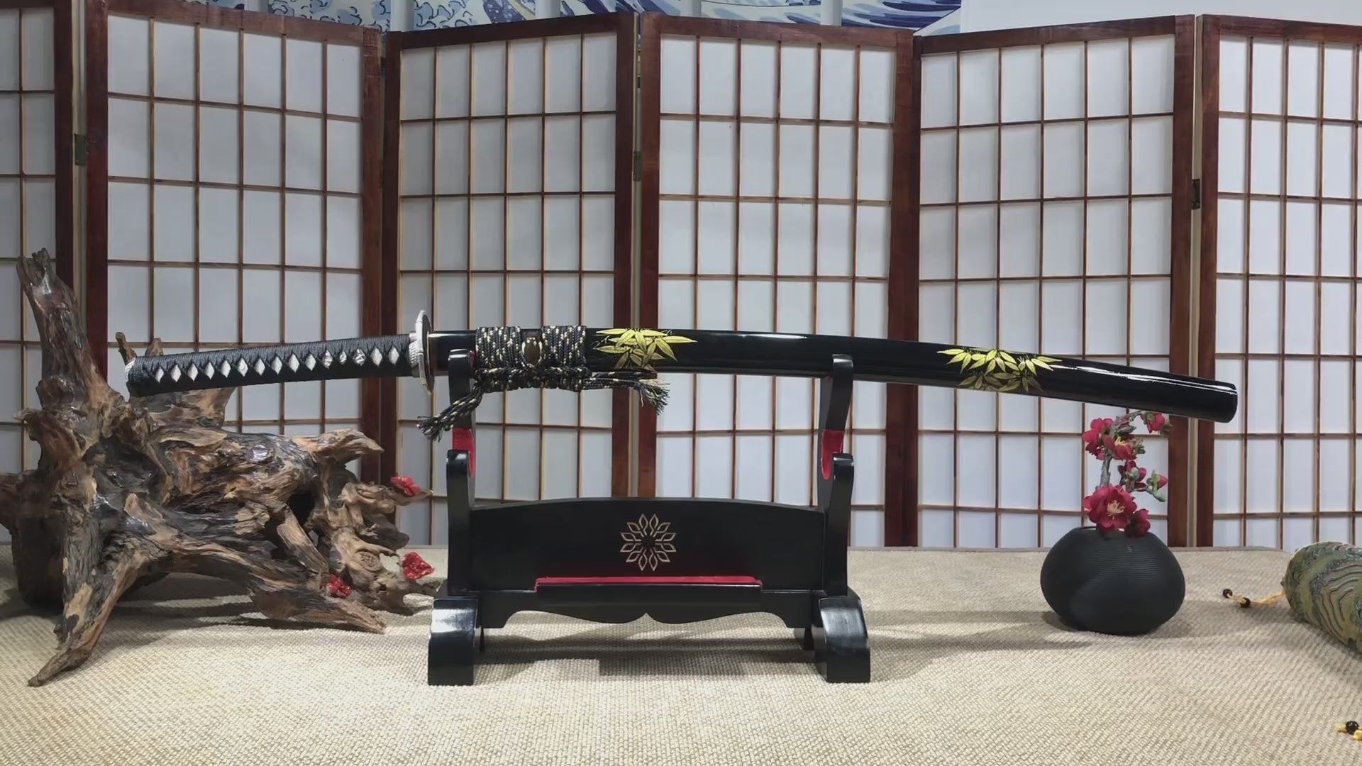 seasonal bamboo katana