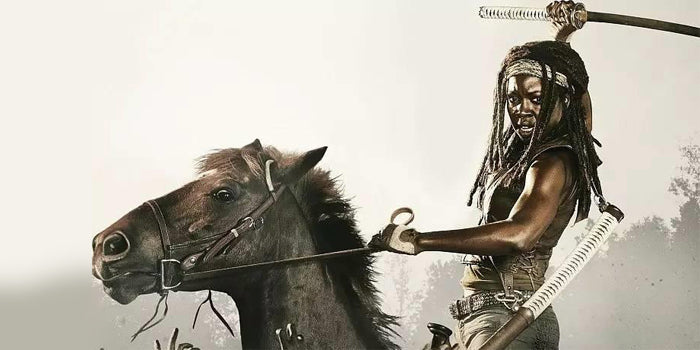 How sharp is katana michonne the walking dead?