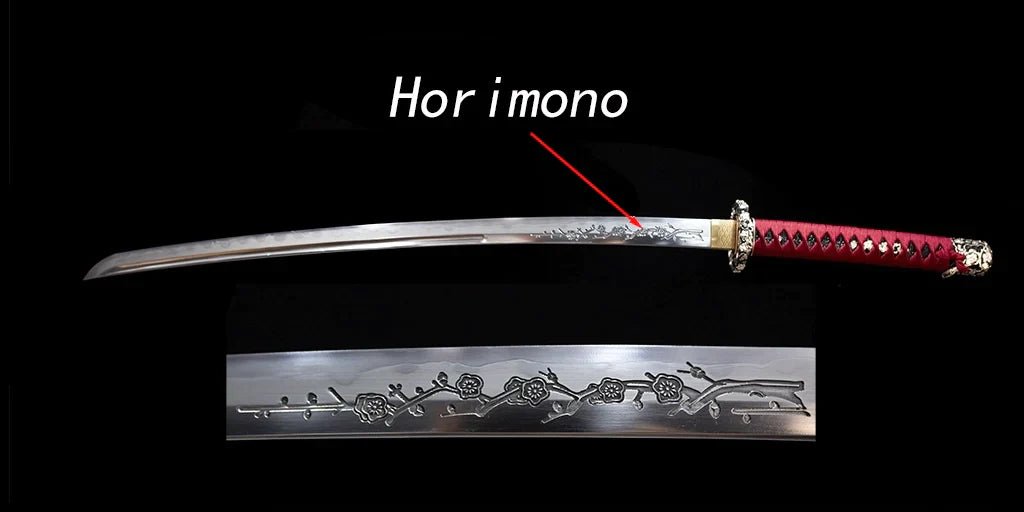 Katana Engraved-Horimono - xingyusword