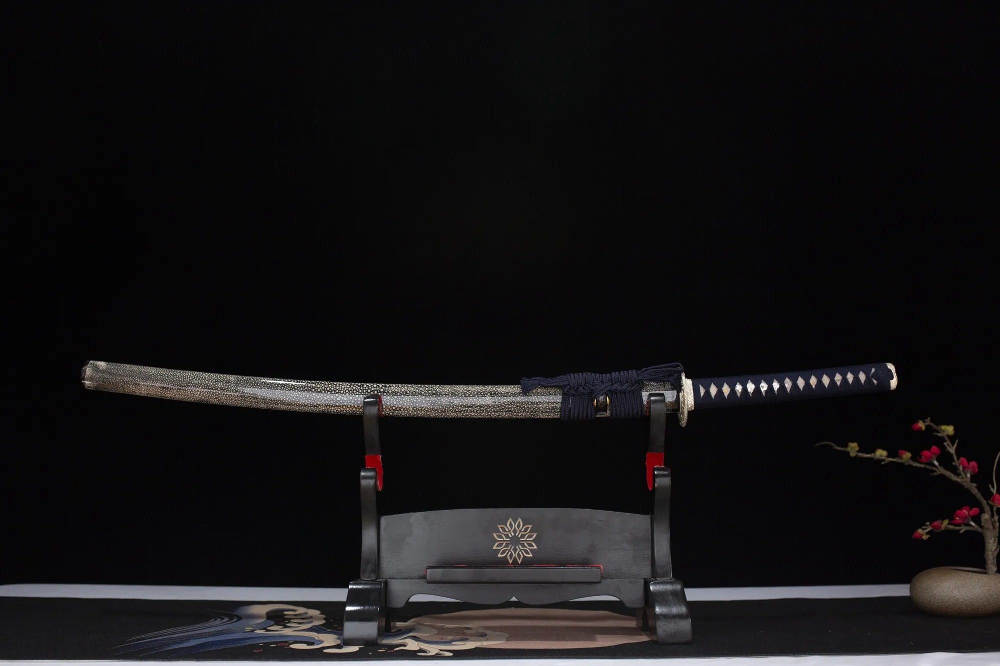 Silver Cloud Dragon Katana